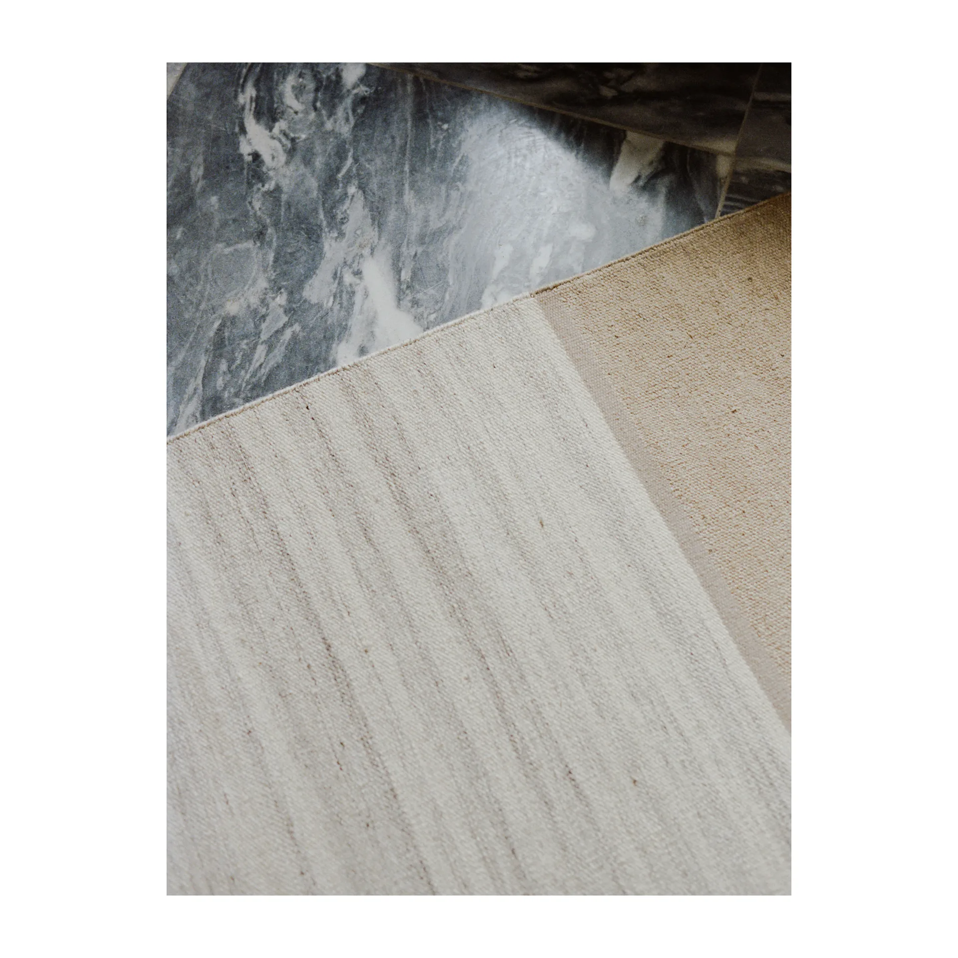 Modest Ease rug 80x250 cm, Beige Linie Design