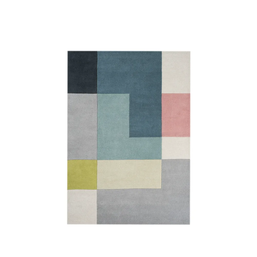 Ometri rug, Lime, 170x240 cm, lime, 170x240 cm Linie Design