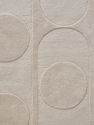 Orb Alliance wool carpet - Chalk. 140x200 cm - Linie Design