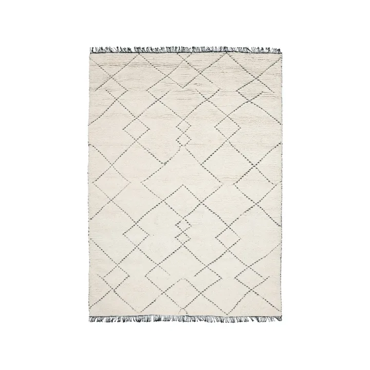Torun rug - Black, 140x200 cm - Linie Design