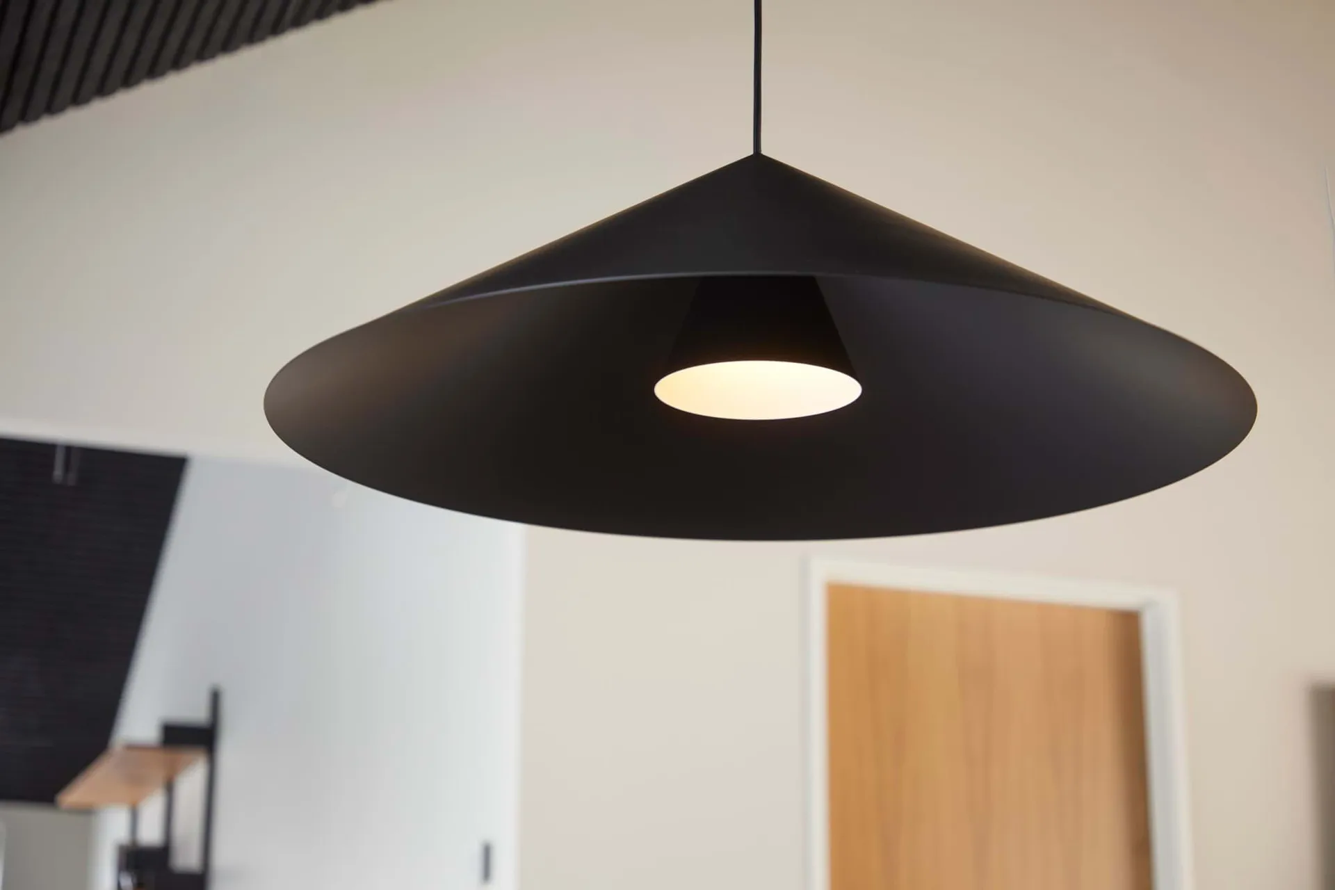 Hanzu pendant lamp, Black, Ø75 cm Loom Design