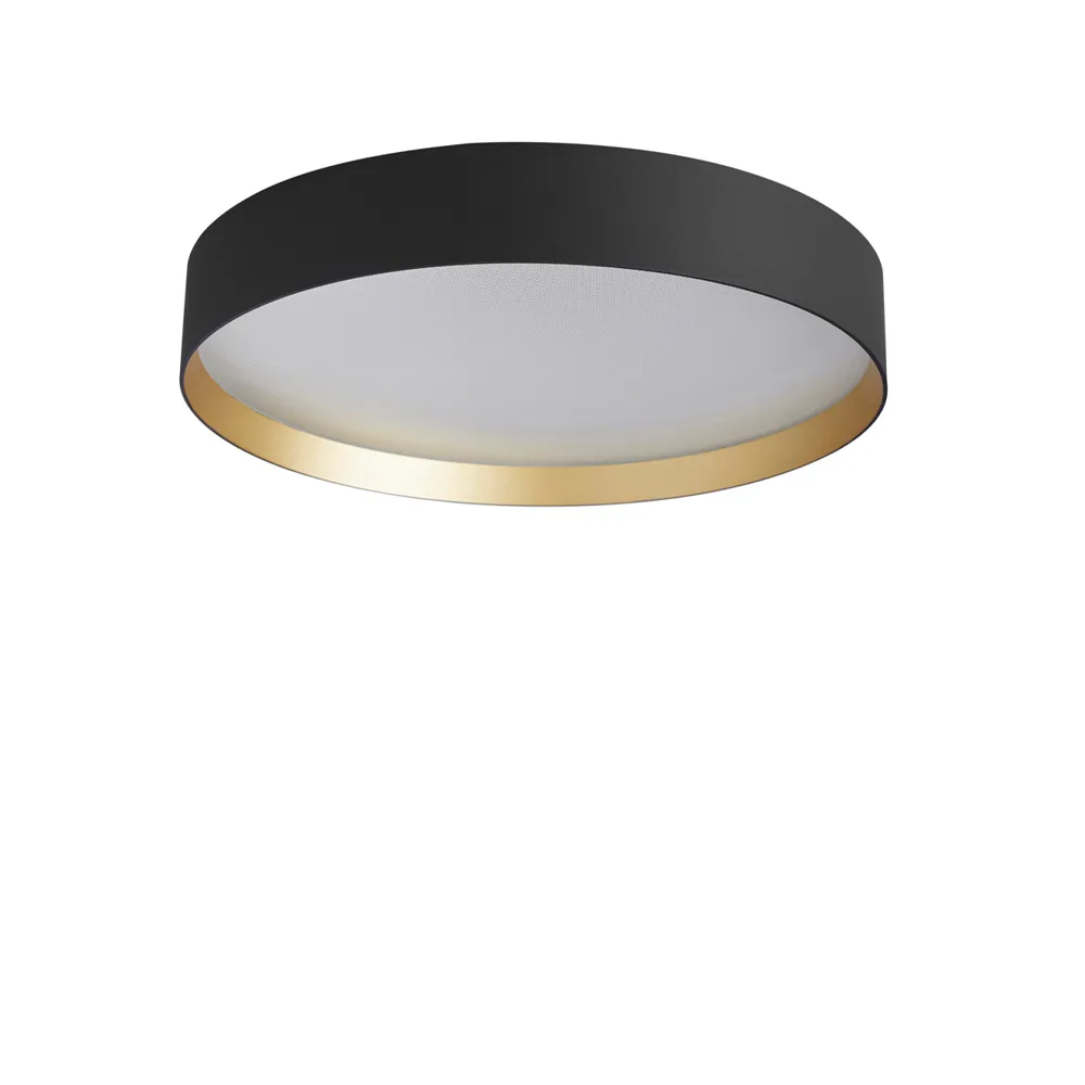 Lucia 45 ceiling lamp, Black-gold Loom Design