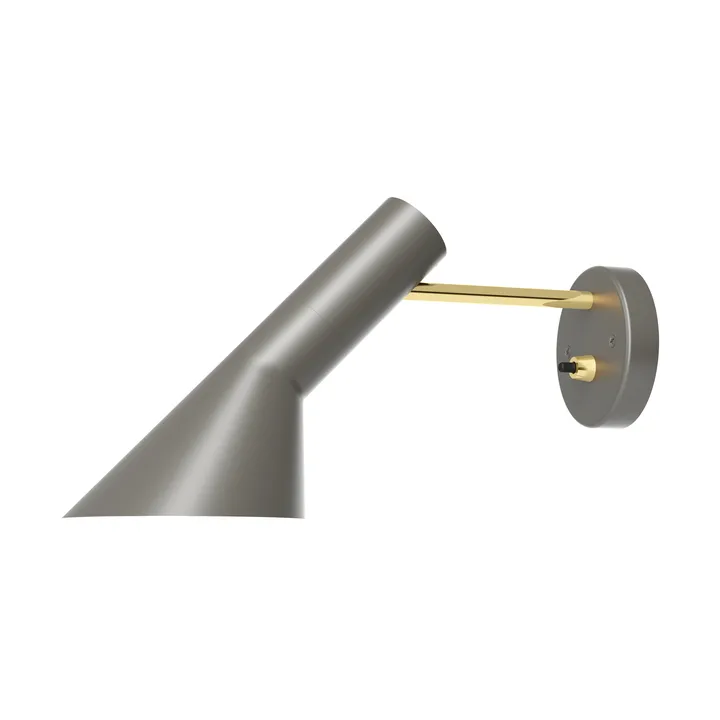 AJ wall lamp fixed installation - Brass-warm grey - Louis Poulsen