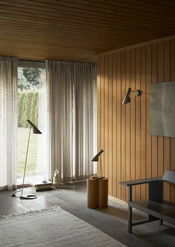 AJ wall lamp fixed installation - Brass-warm grey - Louis Poulsen