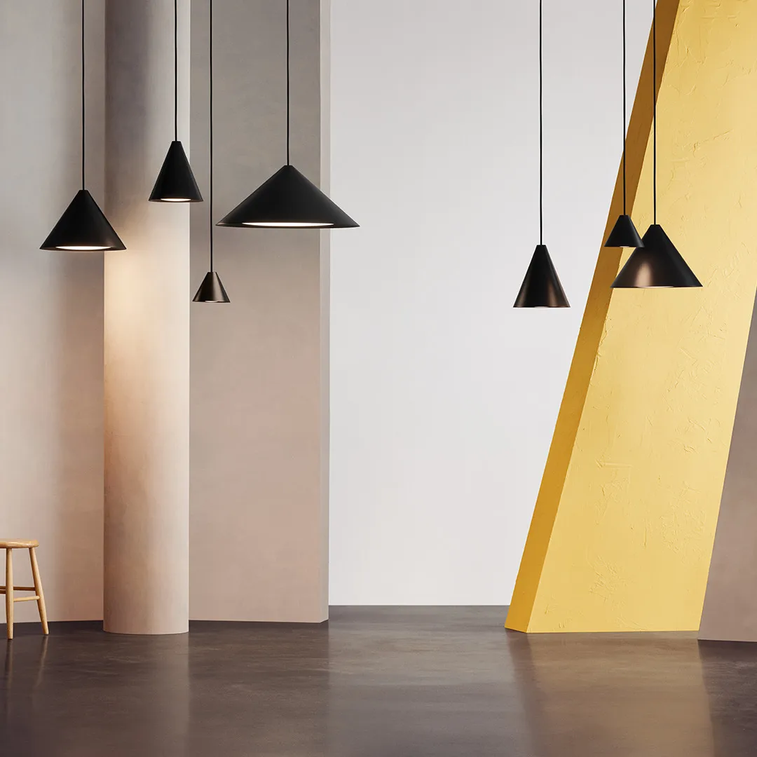Keglen pendant lamp Ø65 cm, Black Louis Poulsen