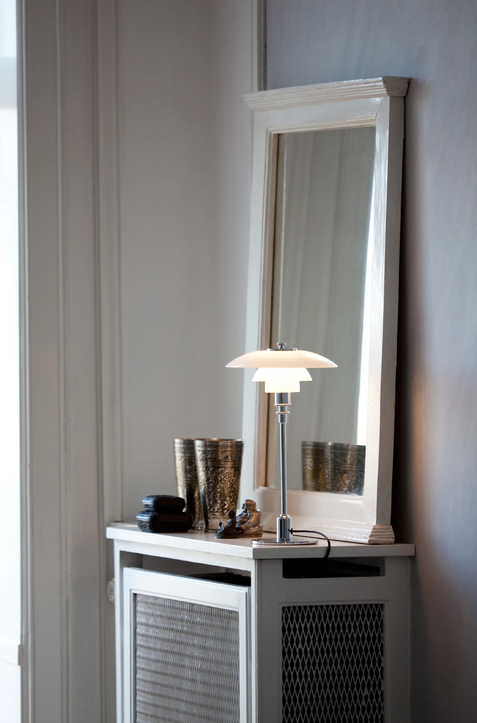 PH 2/1 table lamp, Chome Louis Poulsen