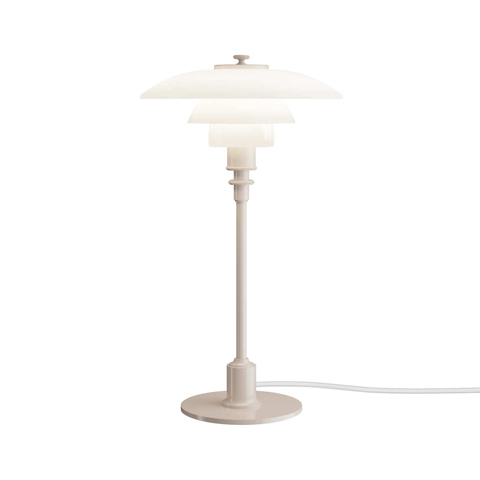 PH 2/1 table lamp, Glossy beige Louis Poulsen