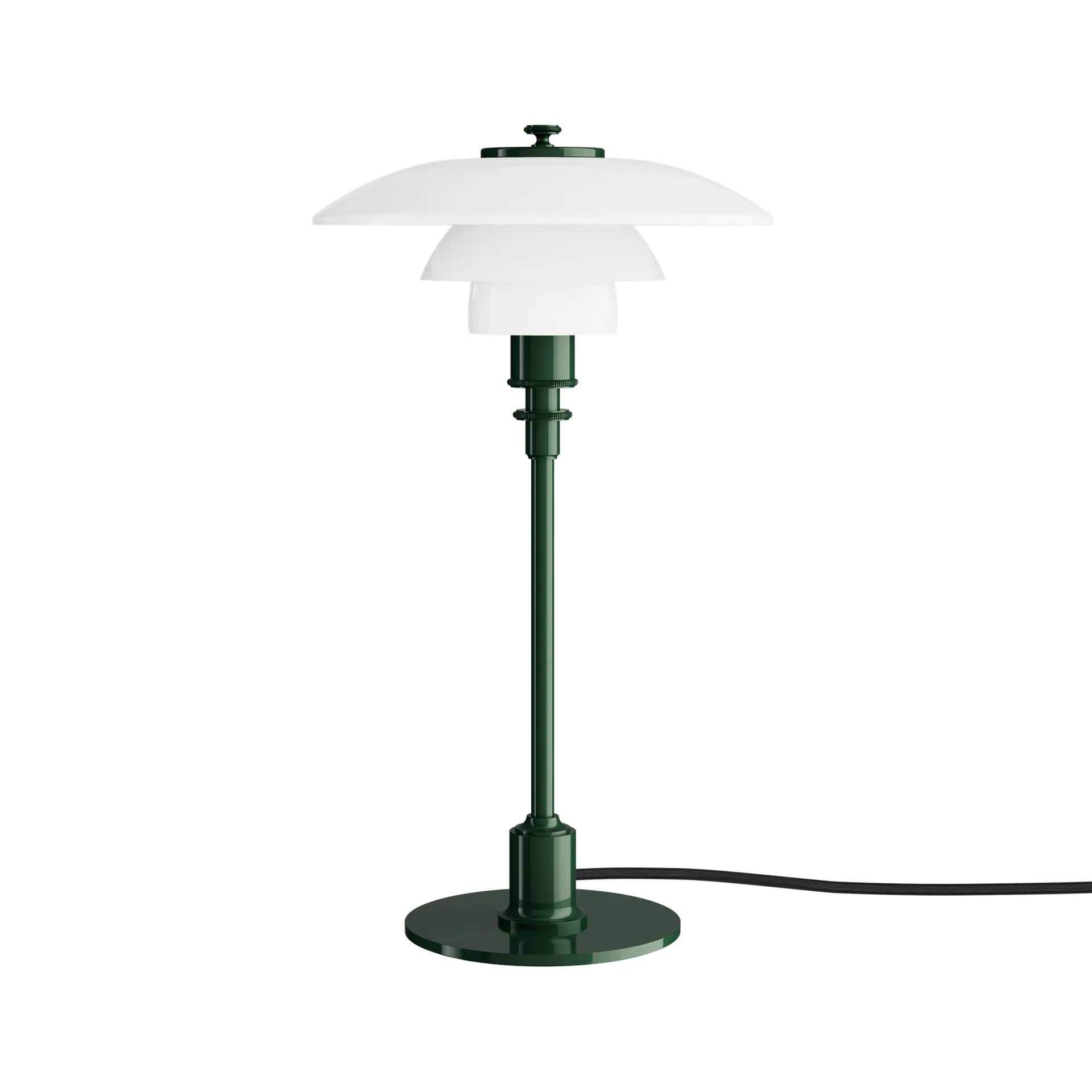 PH 2/1 table lamp, Glossy deep green Louis Poulsen