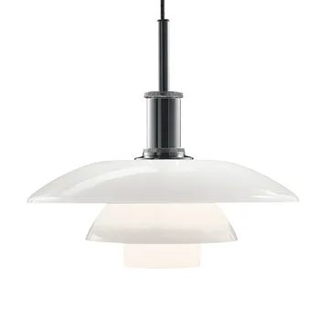 PH 4½-4 opalglass pendant lamp - Chome - Louis Poulsen
