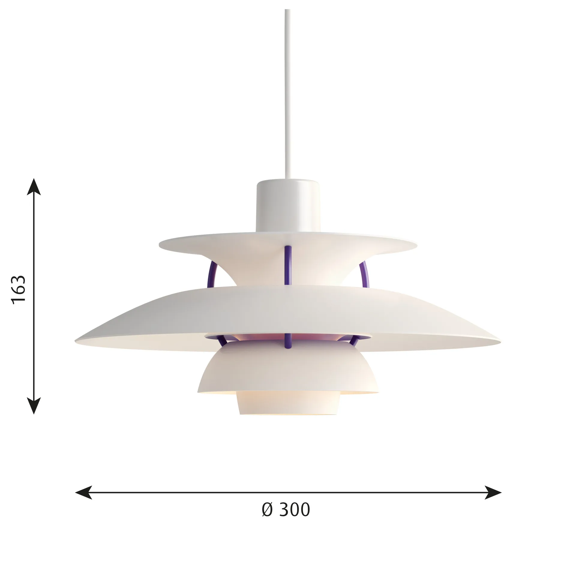 PH 5 MINI pendant lamp, Classic white Louis Poulsen