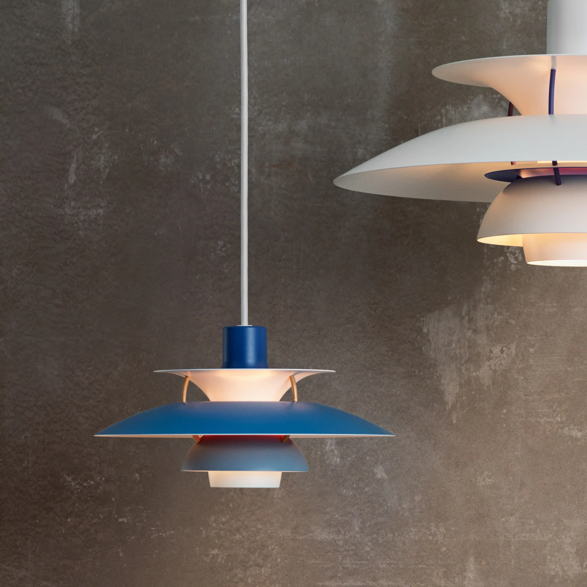 PH 5 pendant lamp, Ø300, Blue Louis Poulsen
