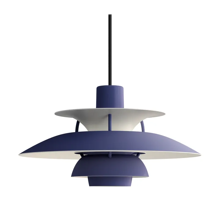 PH 5 pendant lamp - Ø300, Monochrom dusty indigo - Louis Poulsen