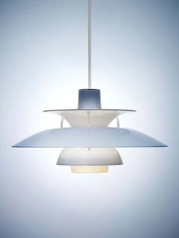 PH 5 pendant lamp - Ø320, Opal pale blue - Louis Poulsen