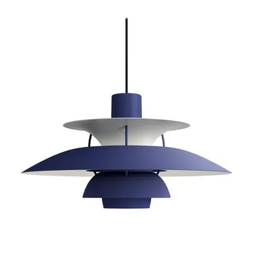 PH 5 pendant lamp - Ø500, Monochrom dusty indigo - Louis Poulsen