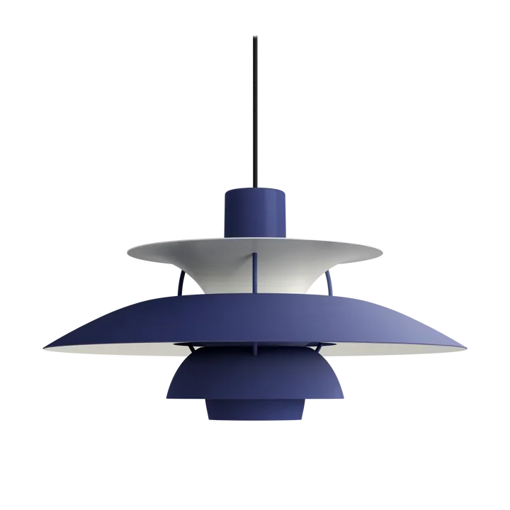 PH 5 pendant lamp - Ø500, Monochrom dusty indigo - Louis Poulsen