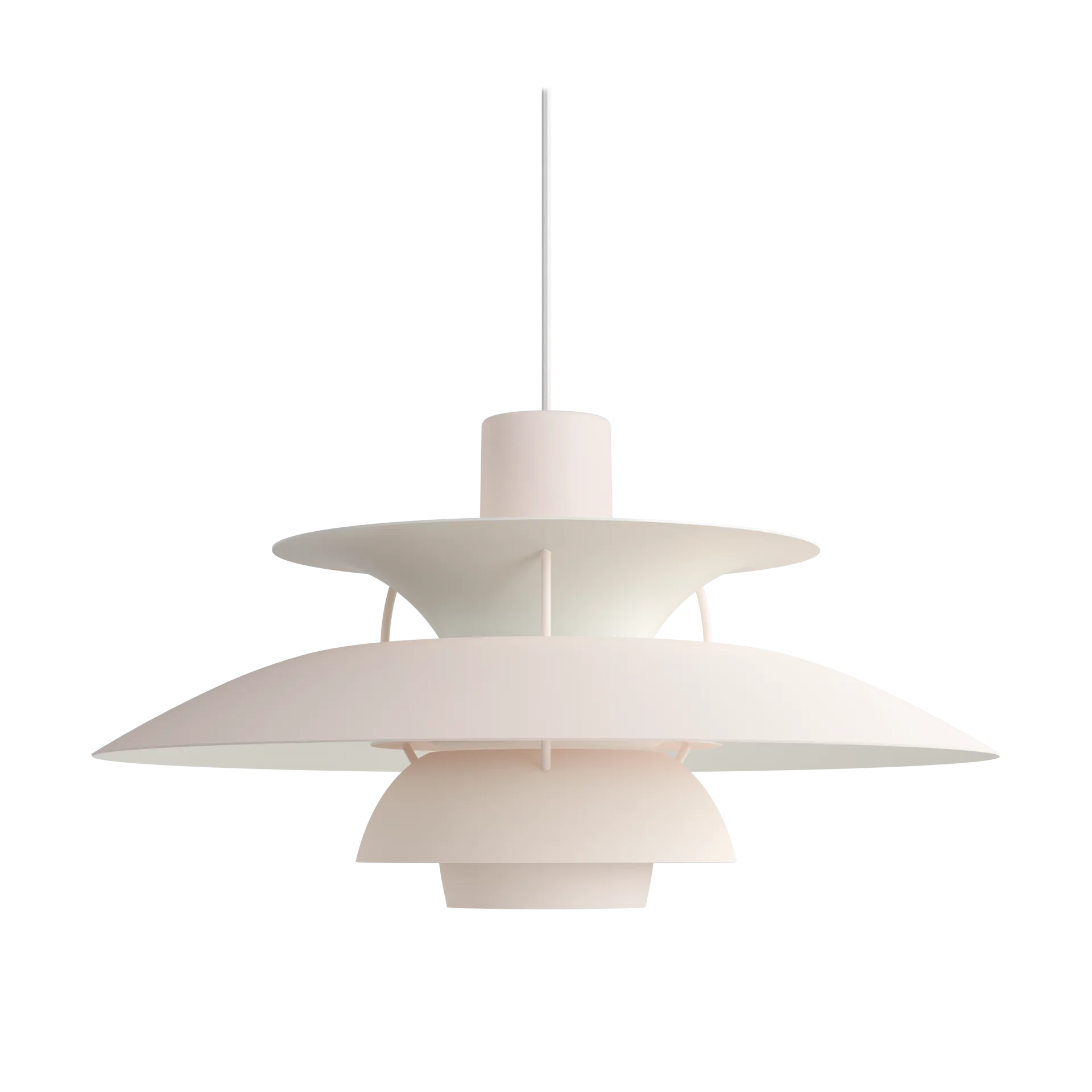 PH 5 pendant lamp, Ø500, Monochrom pale blush Louis Poulsen