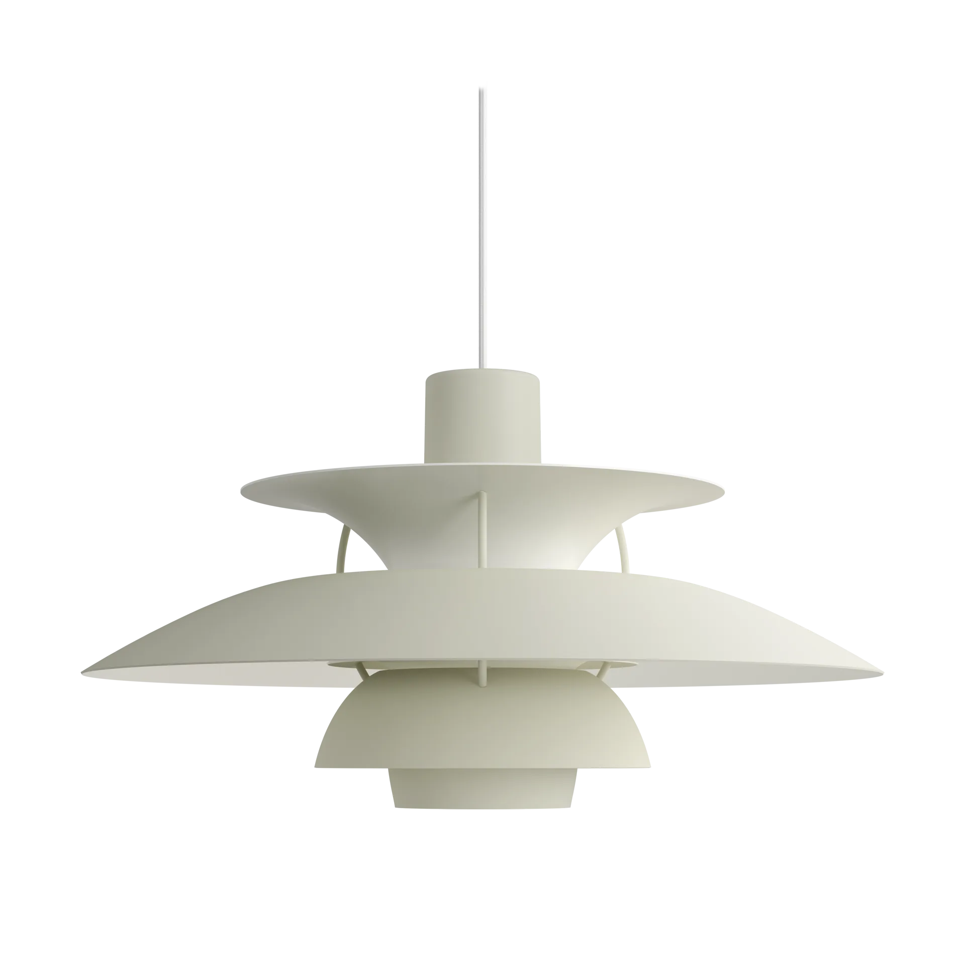 PH 5 pendant lamp, Ø500, Monochrom pale pewter Louis Poulsen
