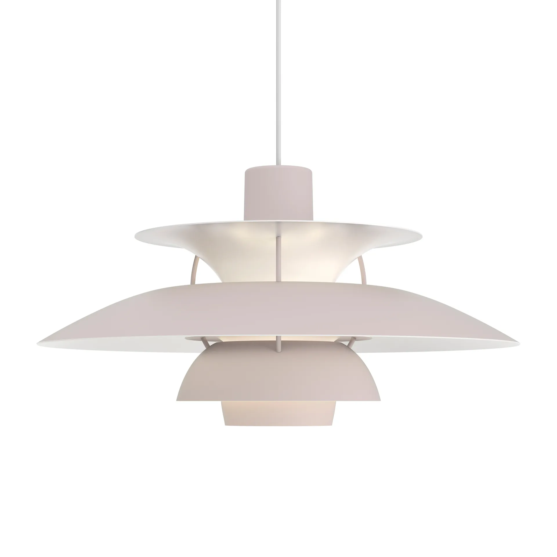 PH 5 pendant lamp, Ø500, Oyster grey Louis Poulsen