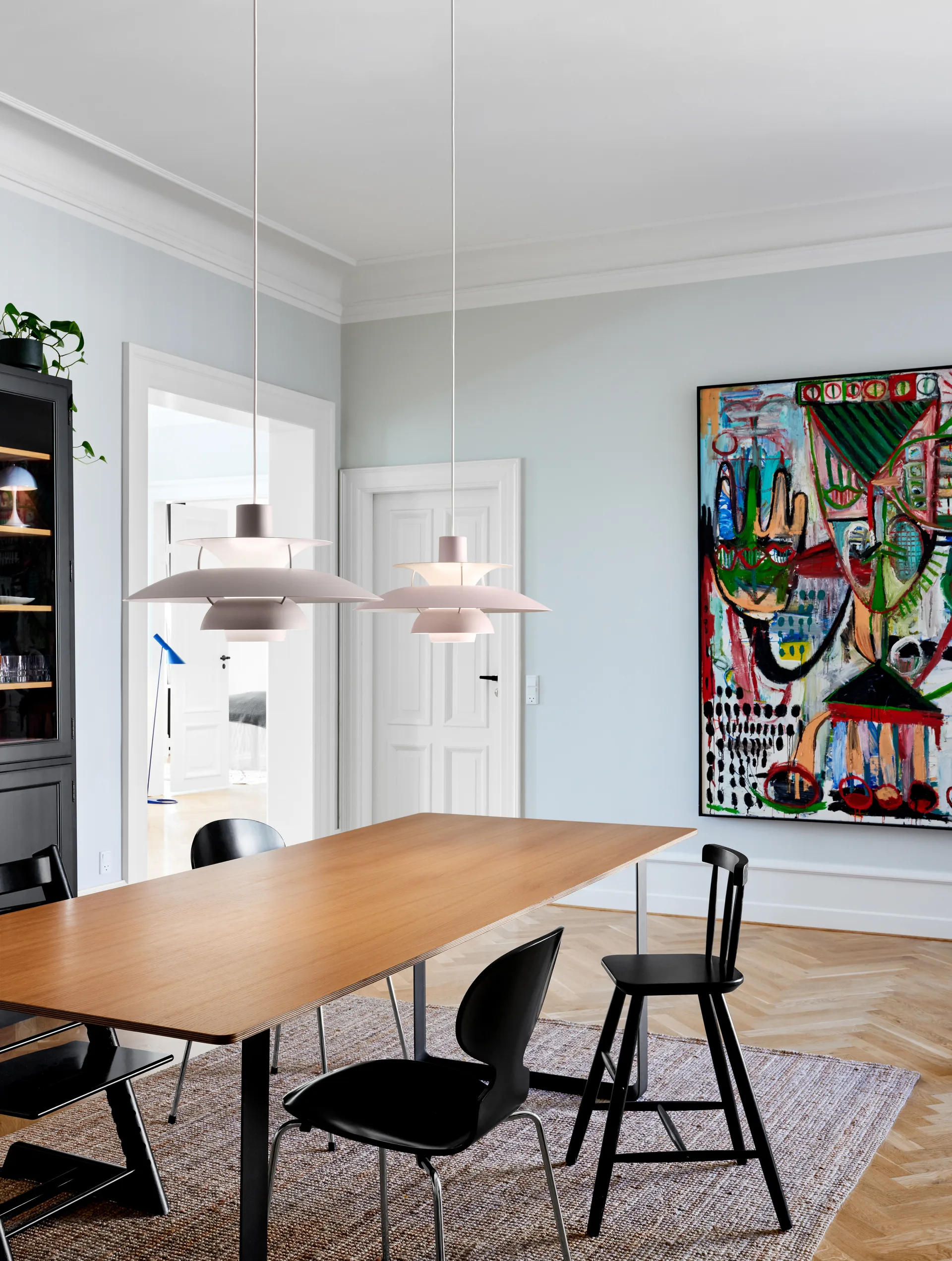 PH 5 pendant lamp, Ø500, Oyster grey Louis Poulsen