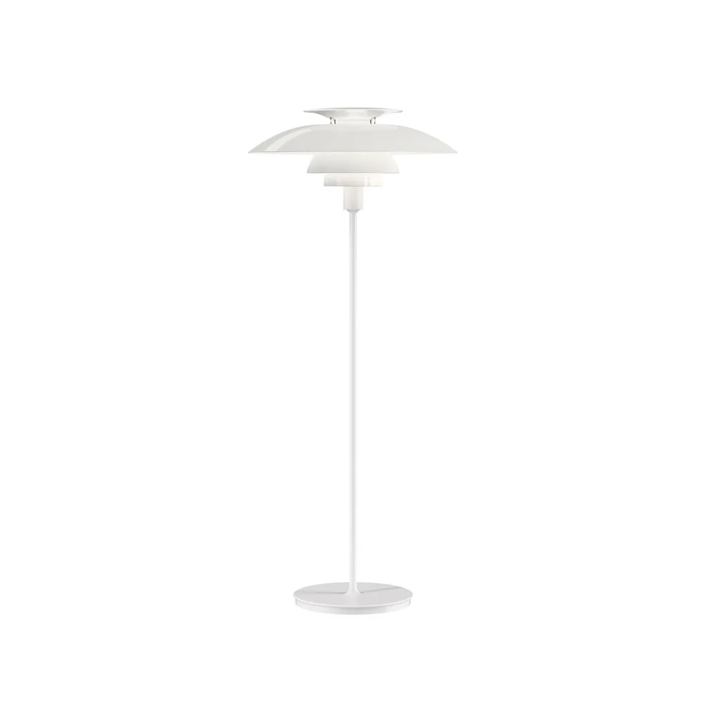PH 80 dimmable floor lamp, White-white opal glass Louis Poulsen