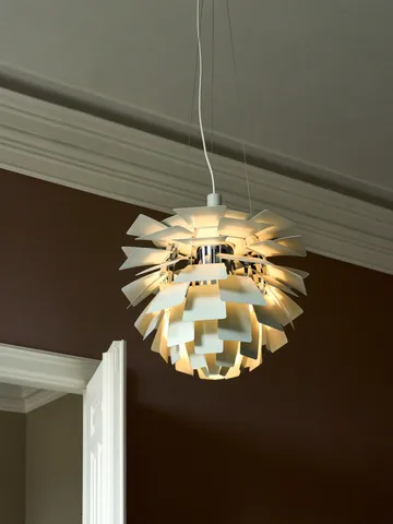 PH Artichoke pendant lamp Ø48 cm - Dusty green-high lustre chrome plated - Louis Poulsen