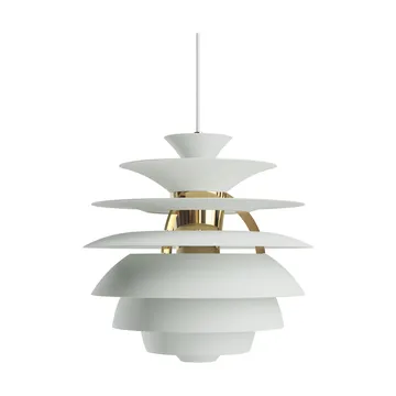 PH Snowball pendant lamp - Dusty green-brass - Louis Poulsen