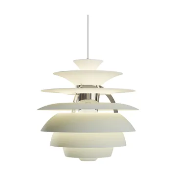PH Snowball pendant lamp - Dusty green-chrome - Louis Poulsen