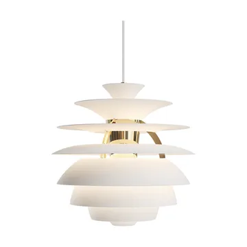 PH Snowball pendant lamp - Soft white-brass - Louis Poulsen