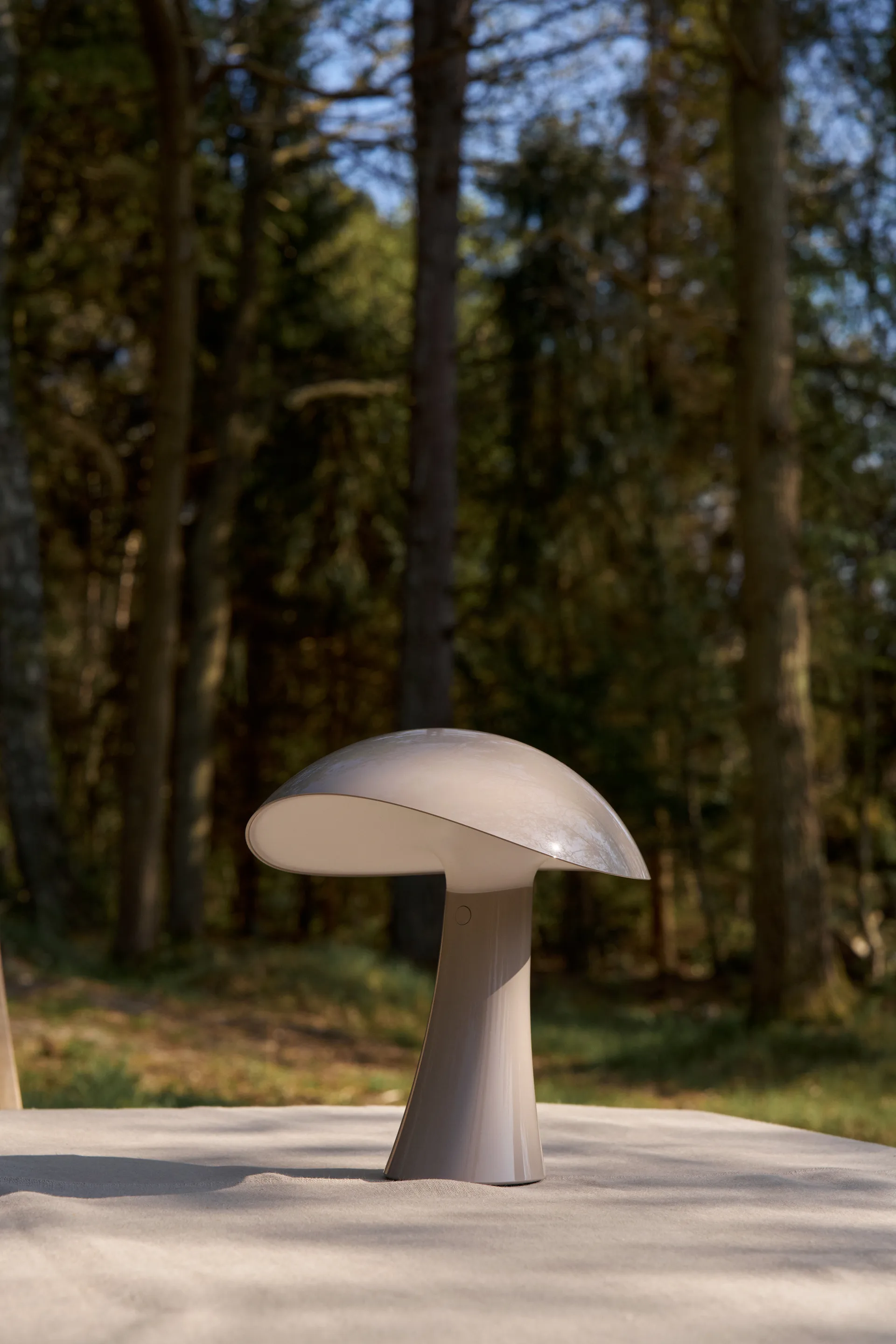 Rumee 220 portable table lamp, Earth Grey Louis Poulsen