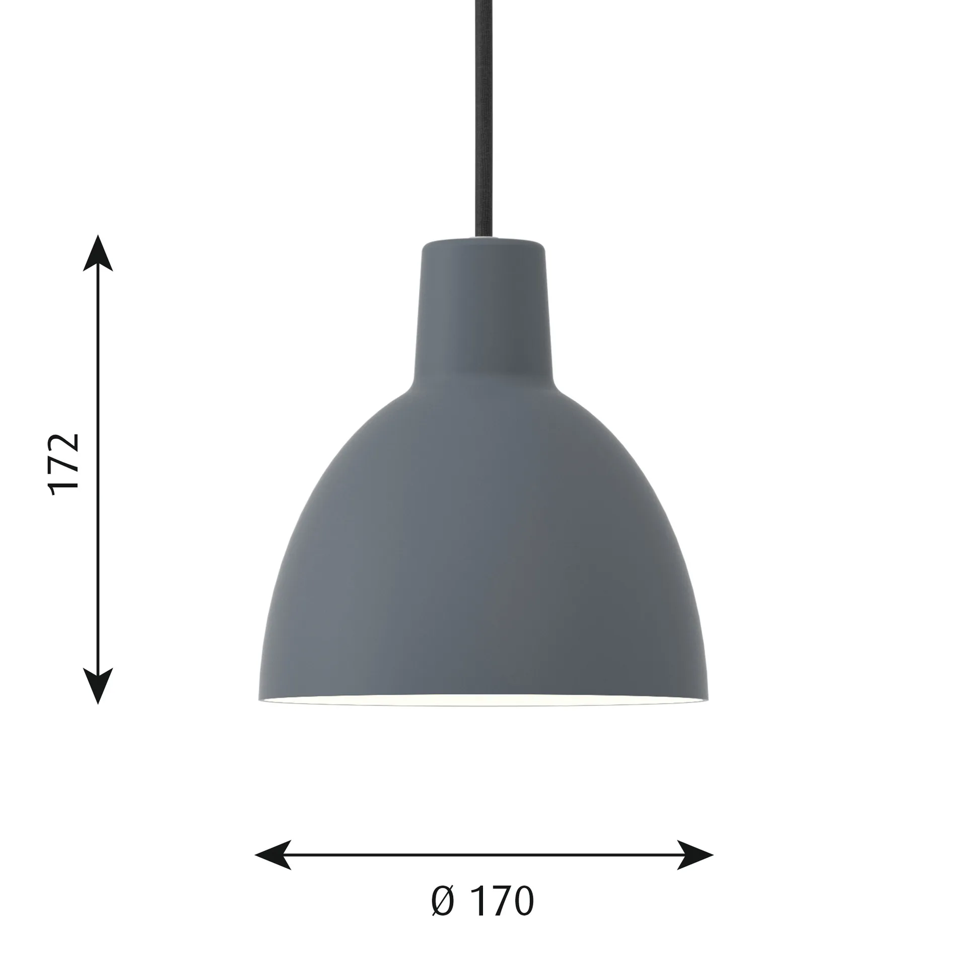 Toldbod 170 pendant lamp, Blue-gren Louis Poulsen