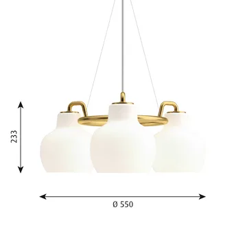 VL Ring Crown 3-5-7 pendant lamp - 3 - Louis Poulsen