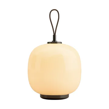 VL45 Radiohus portable lamp Ø17,5 cm - Brass-pale yellow glass - Louis Poulsen
