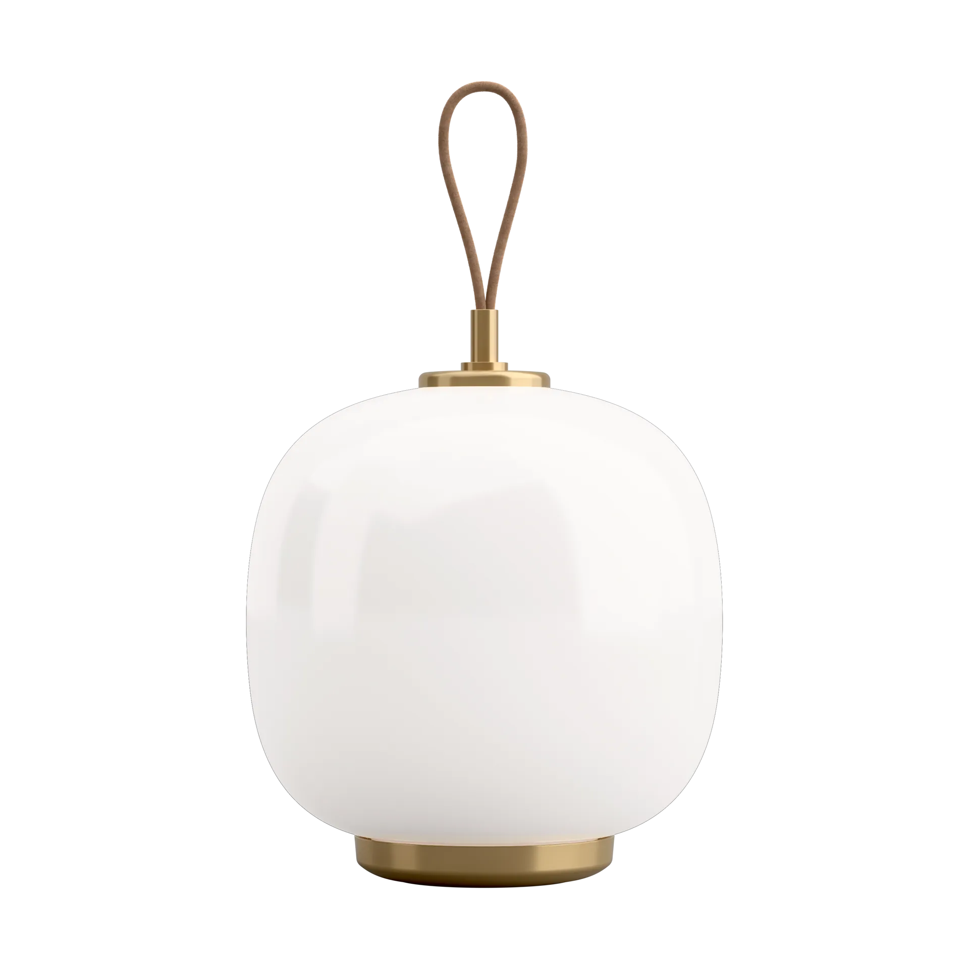 VL45 Radiohus portable lamp Ø17,5 cm, Brass-white opal glass Louis Poulsen