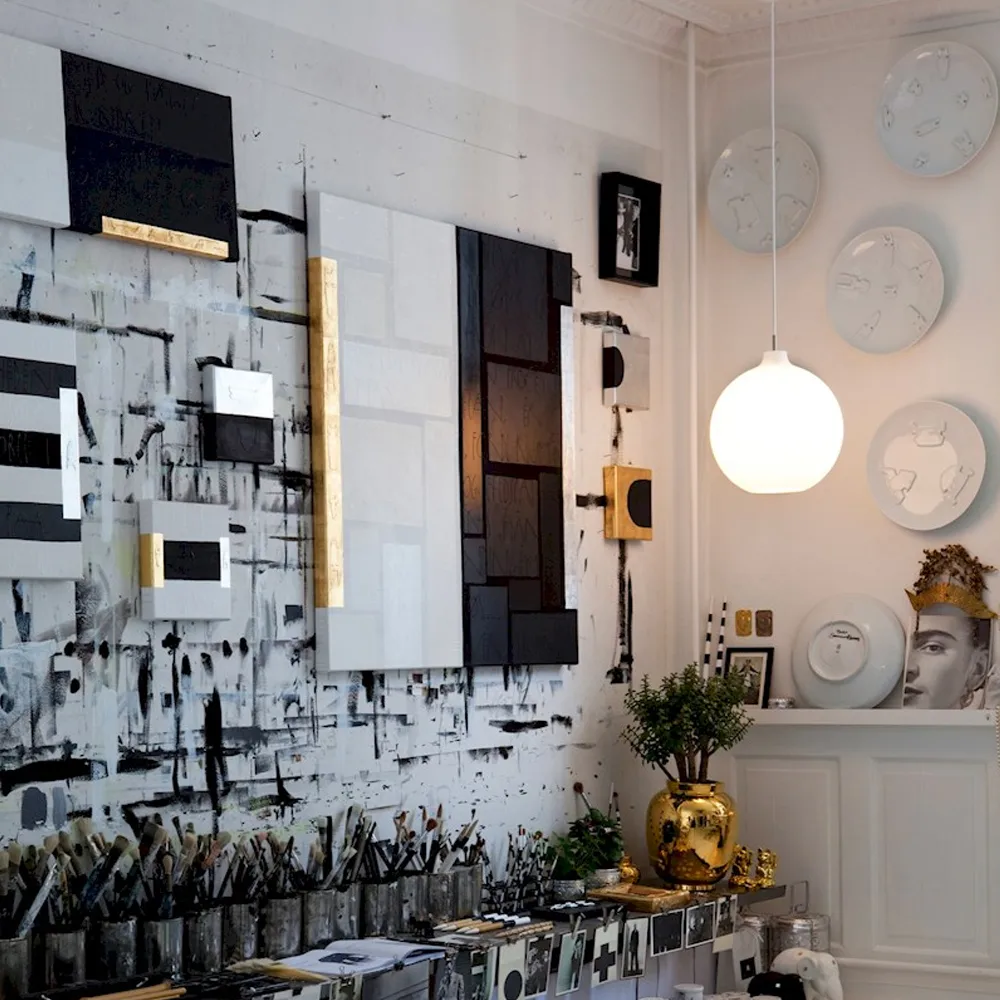 Wohlert pendant lamp, White, ø40cm, led Louis Poulsen