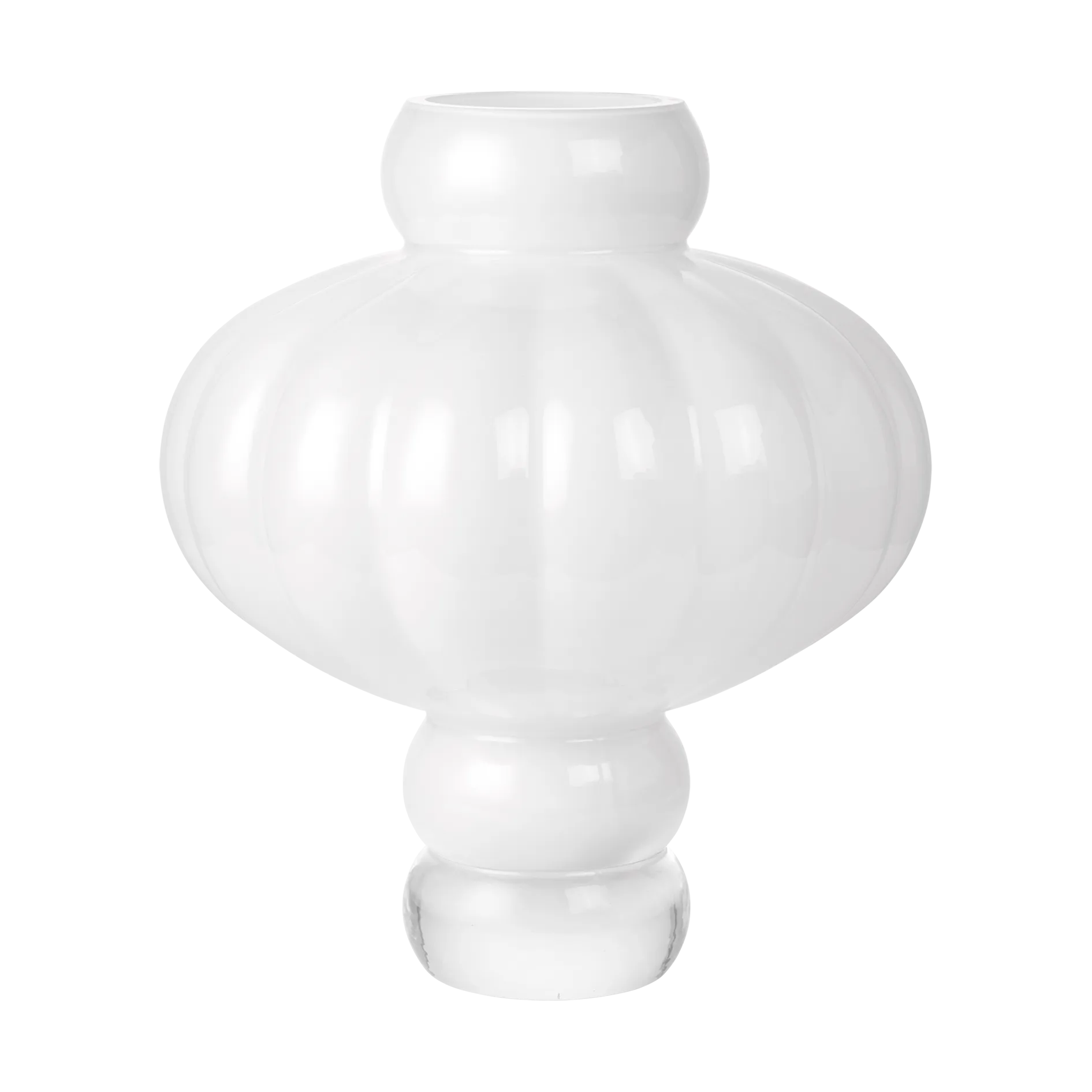 Balloon vase 40 cm, Opal White Louise Roe