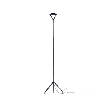 Lola D15ND floor lamp - Black, aluminium - Luceplan