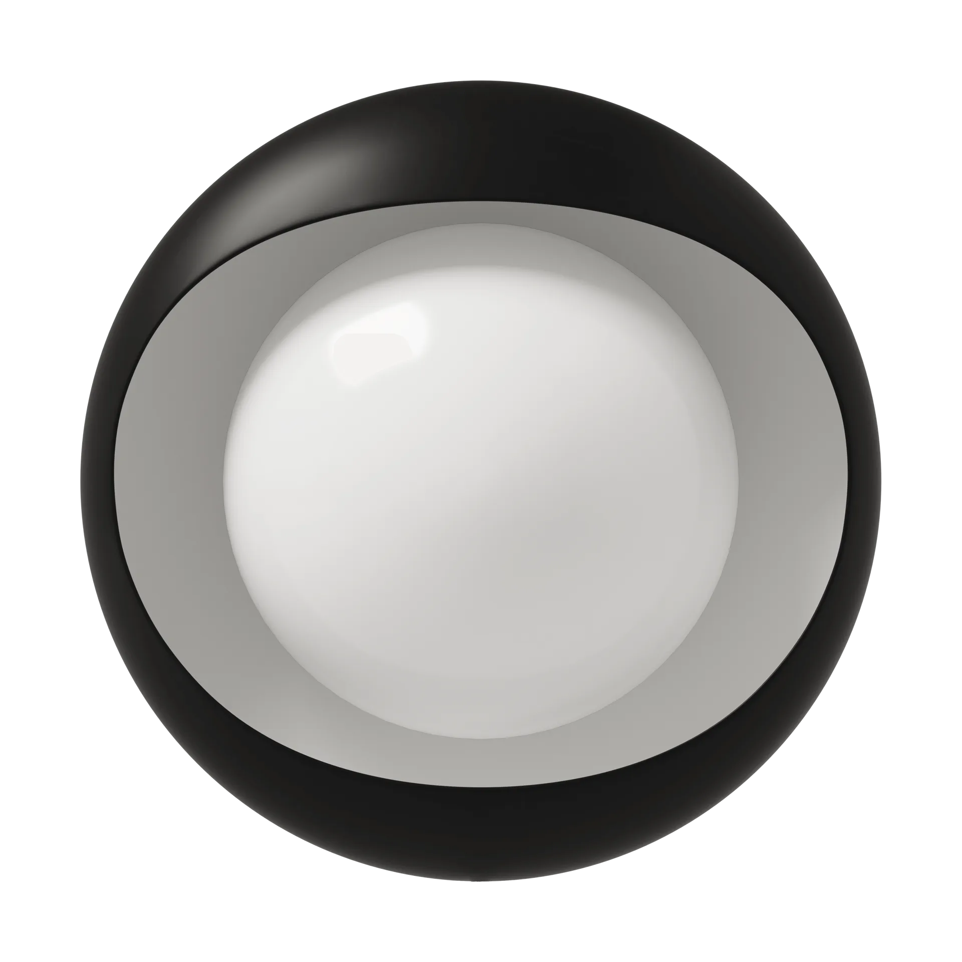 Cornea 220 wall lamp, Black LYFA
