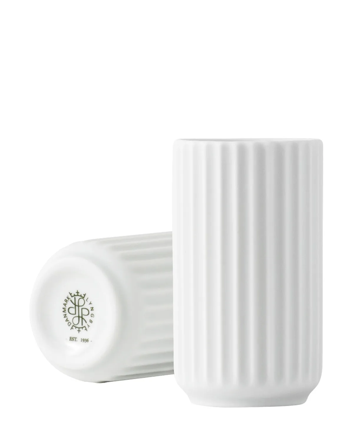 Porcelain vase 6 cm, White Lyngby Porcelæn