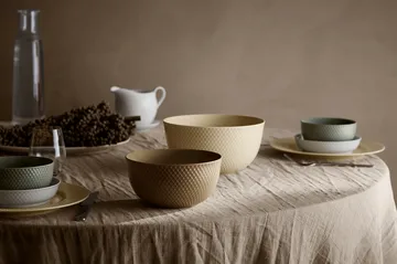 Rhombe serving bowl Ø17.5 cm - Clay - Lyngby Porcelæn