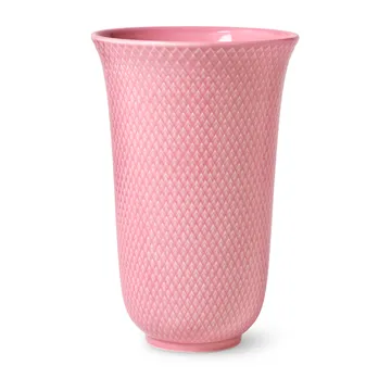 Rhombe vase 20 cm - Pink - Lyngby Porcelæn