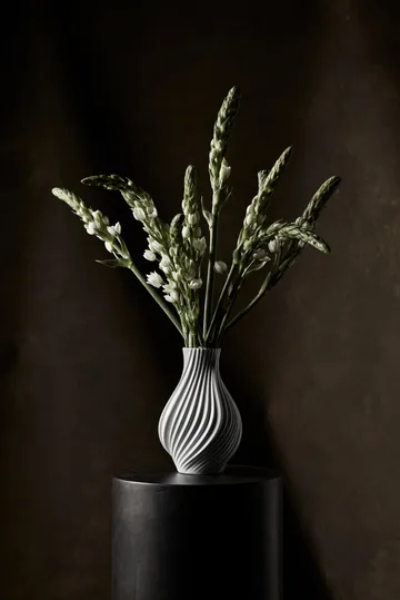 Twist vase 18 cm - White - Lyngby Porcelæn