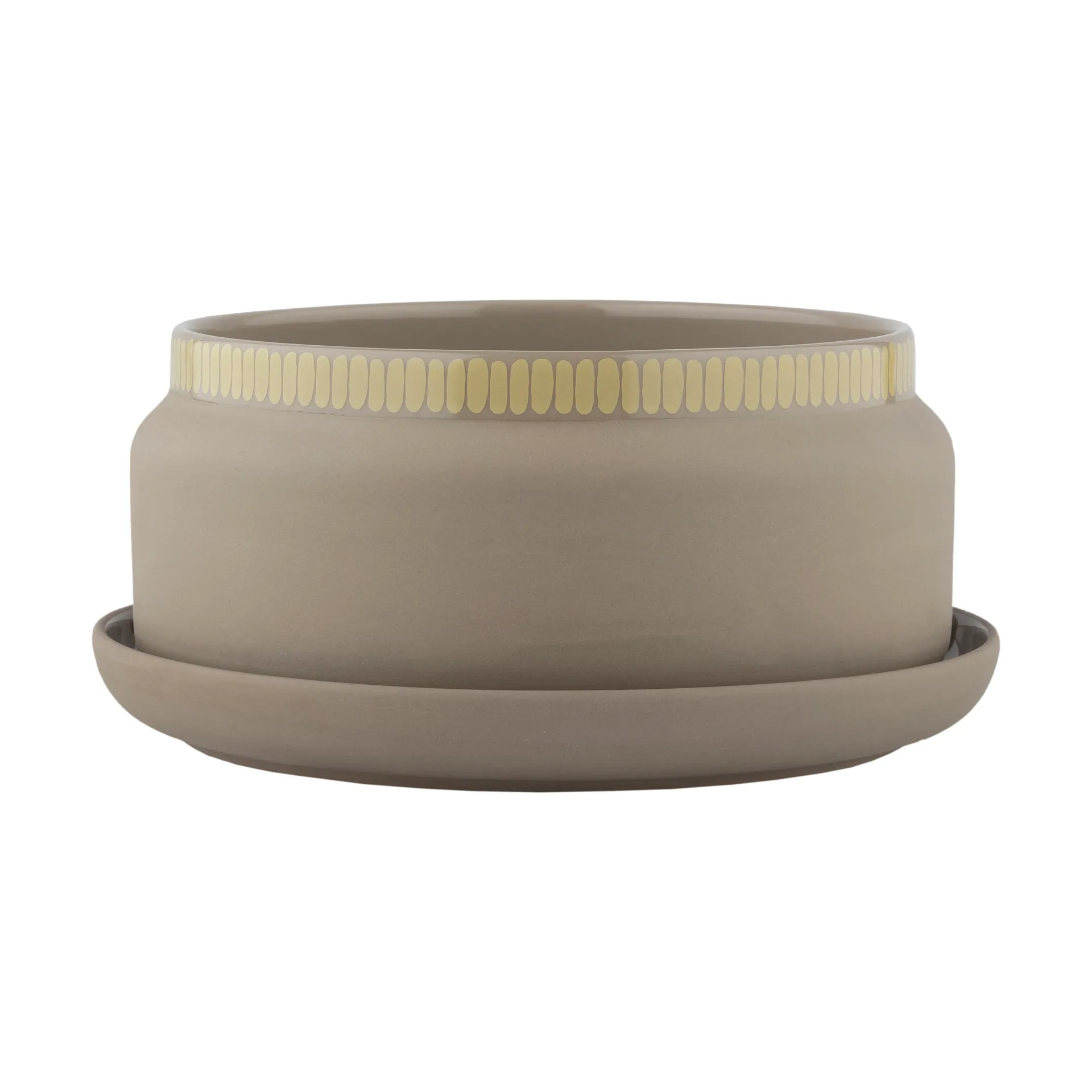 Alku flower pot Ø17.5 cm, Terra-l. yellow Marimekko