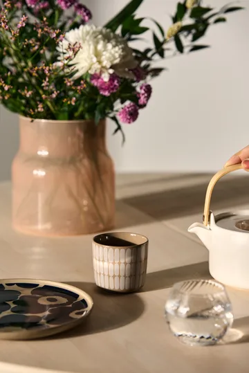 Alku mug 2-pack - Terra-white - Marimekko