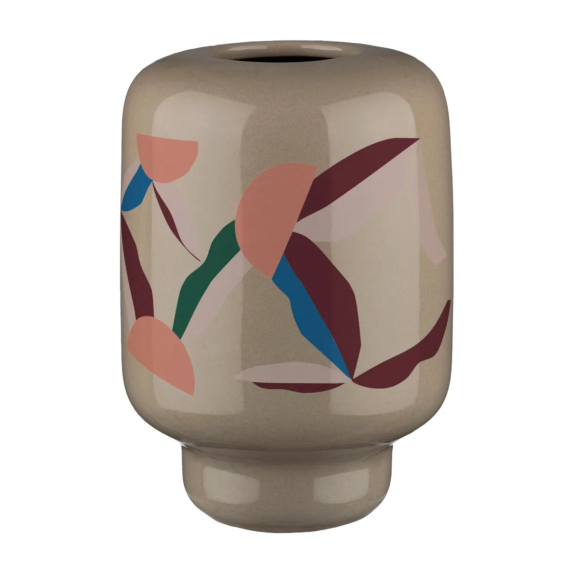 Berry vase 18 cm, Terra-blue-dark wine Marimekko