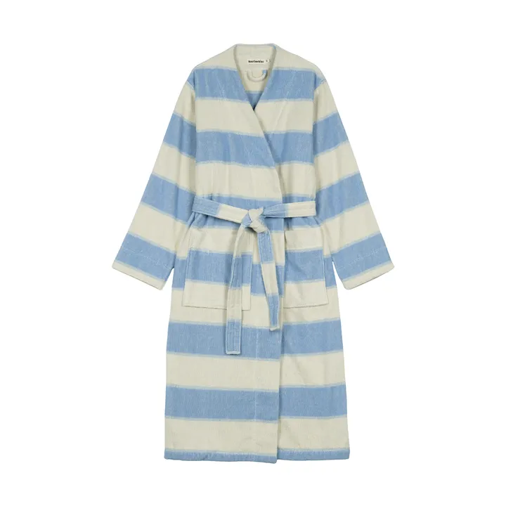 Galleria bathrobe - Light blue, melon, L - Marimekko