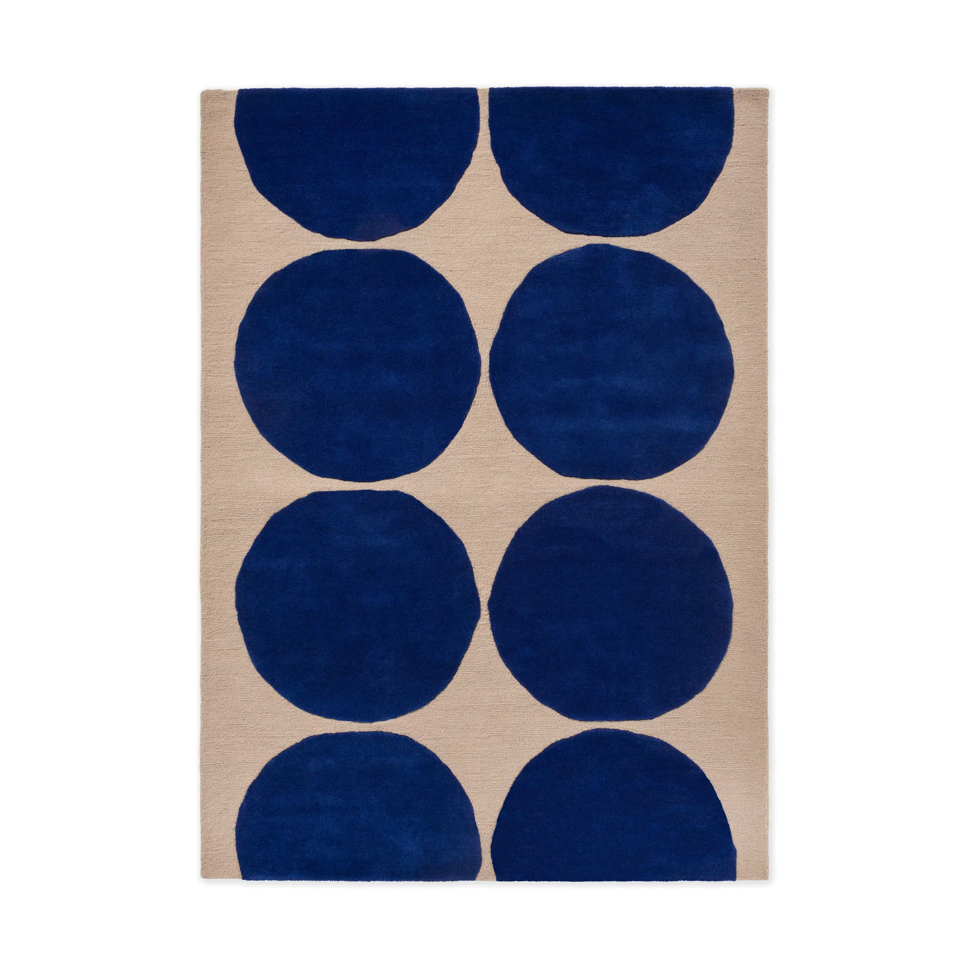 Isot Kivet wool rug, Blue, 250x350 cm Marimekko