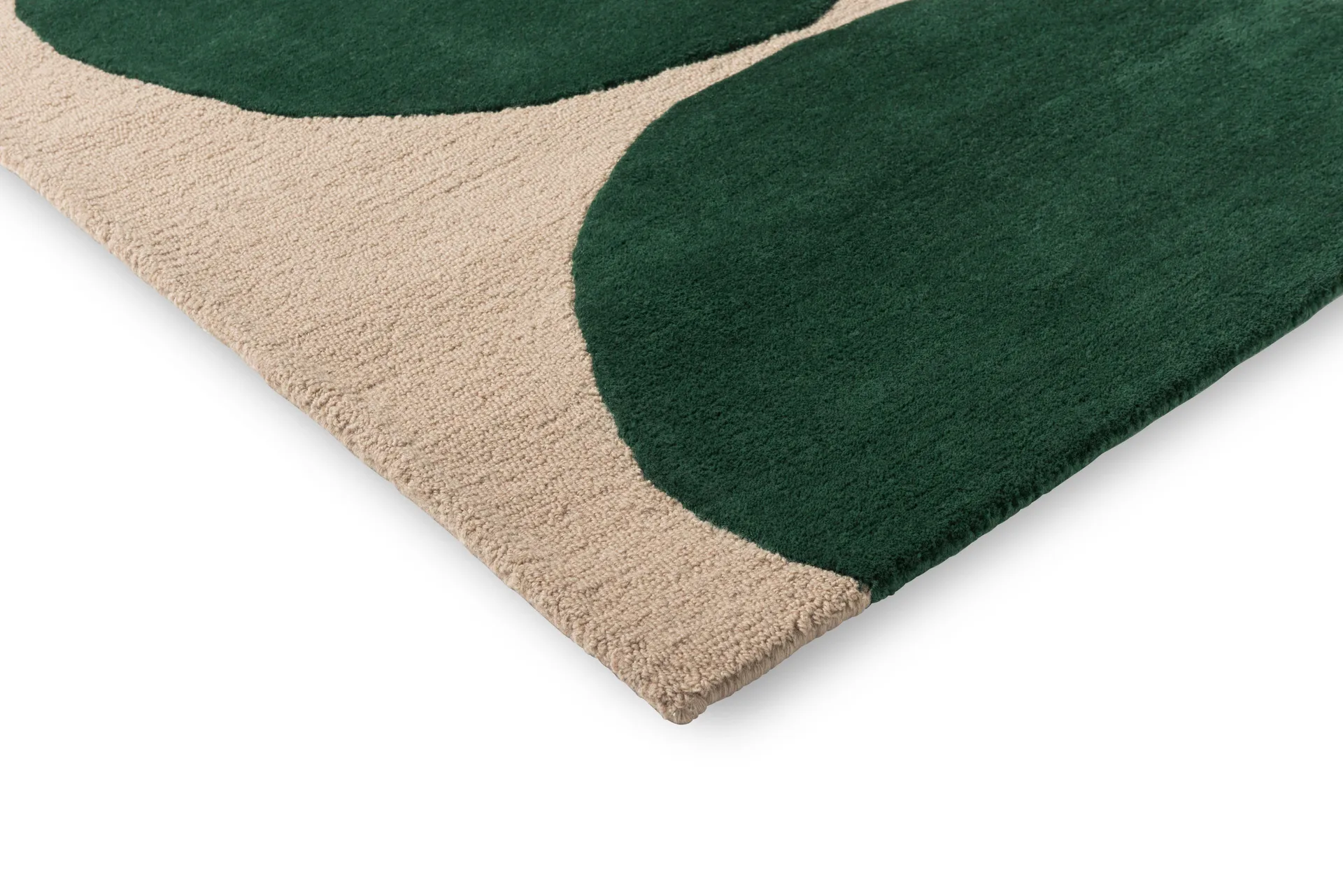 Isot Kivet wool rug, Green, 140x200 cm Marimekko