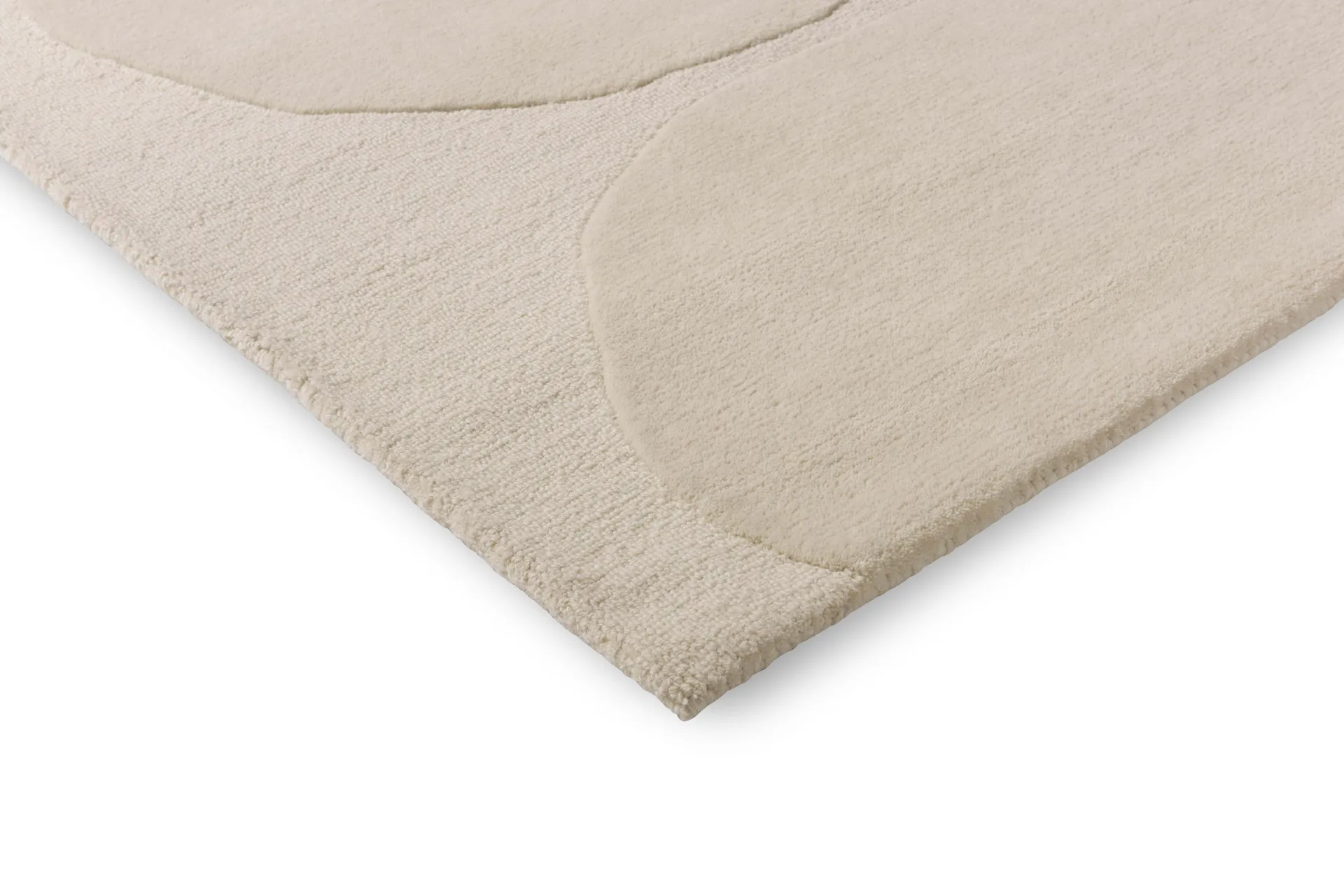Isot Kivet wool rug, Natural white, 200x280 cm Marimekko