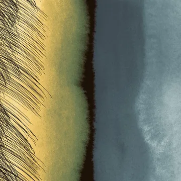 Kuuskajaskari fabric - grey-yellow-black - Marimekko