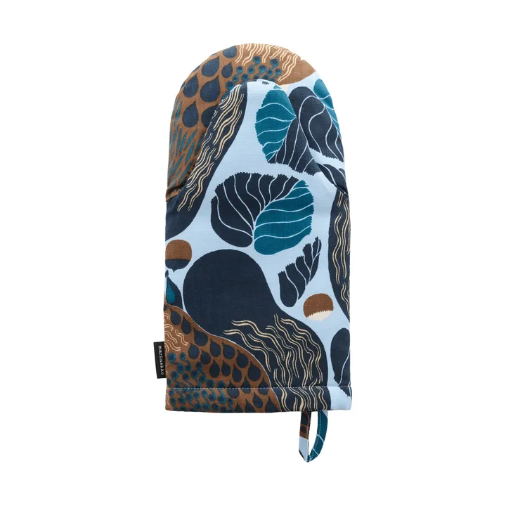 Pieni Kurre oven mitt - Sky blue-multicolour - Marimekko